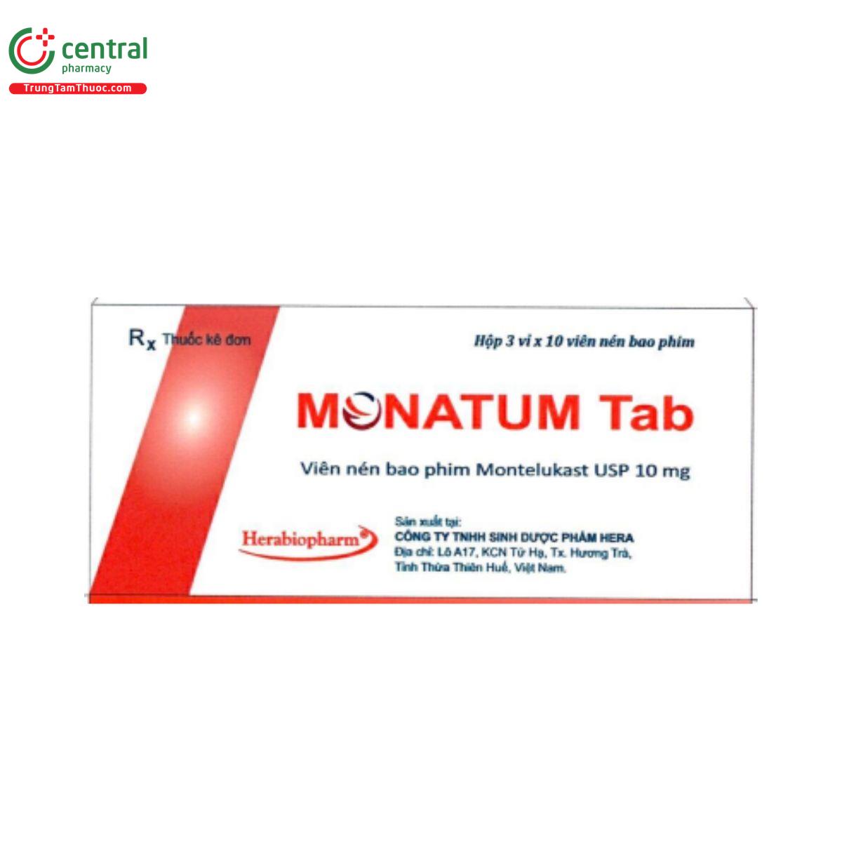 monatum tab 10mg 2 G2605 monatum tab 10mg 2 G2605