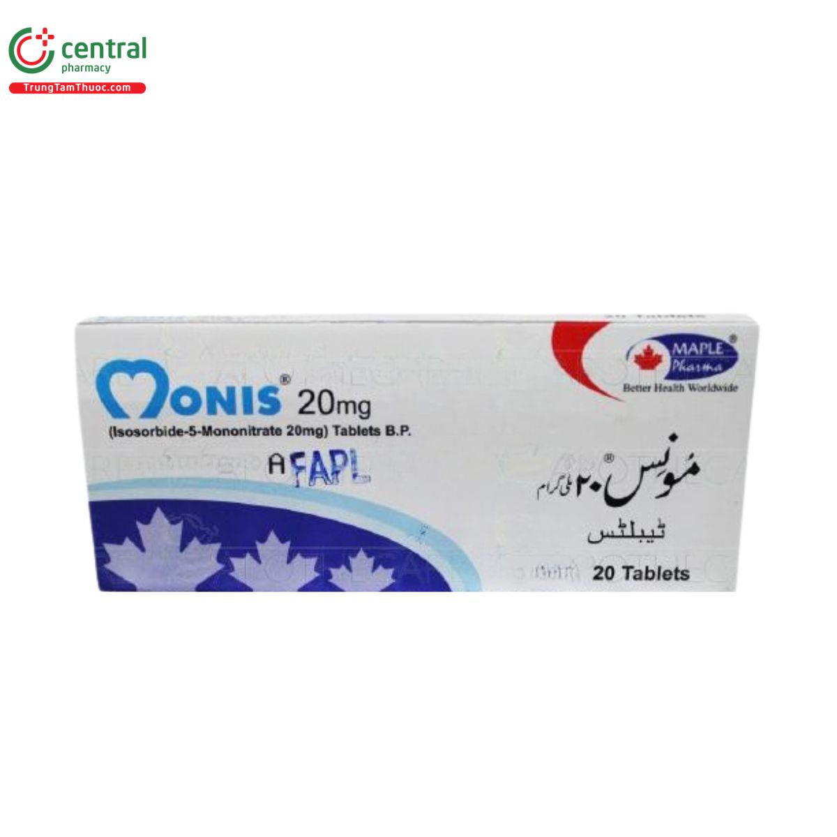 monis 20mg 1 J3668 monis 20mg 1 J3668