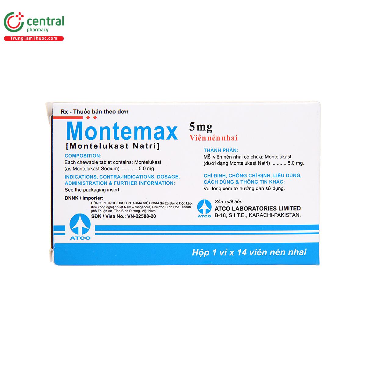 montemax 5mg 3 S7547