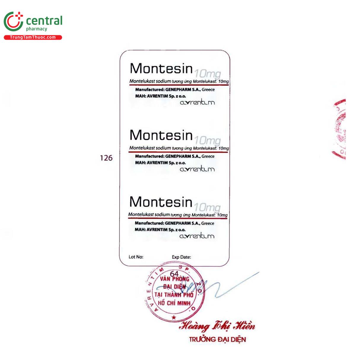 montesin 10mg 4 P6028 montesin 10mg 4 P6028