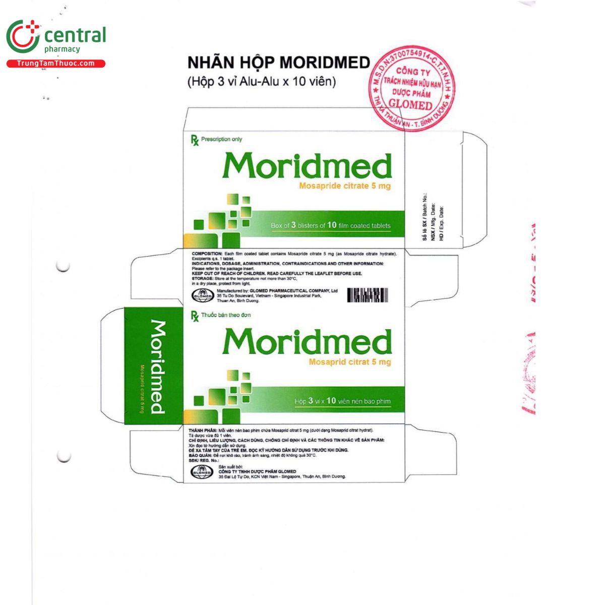 moridmed 5mg 3 S7601 moridmed 5mg 3 S7601