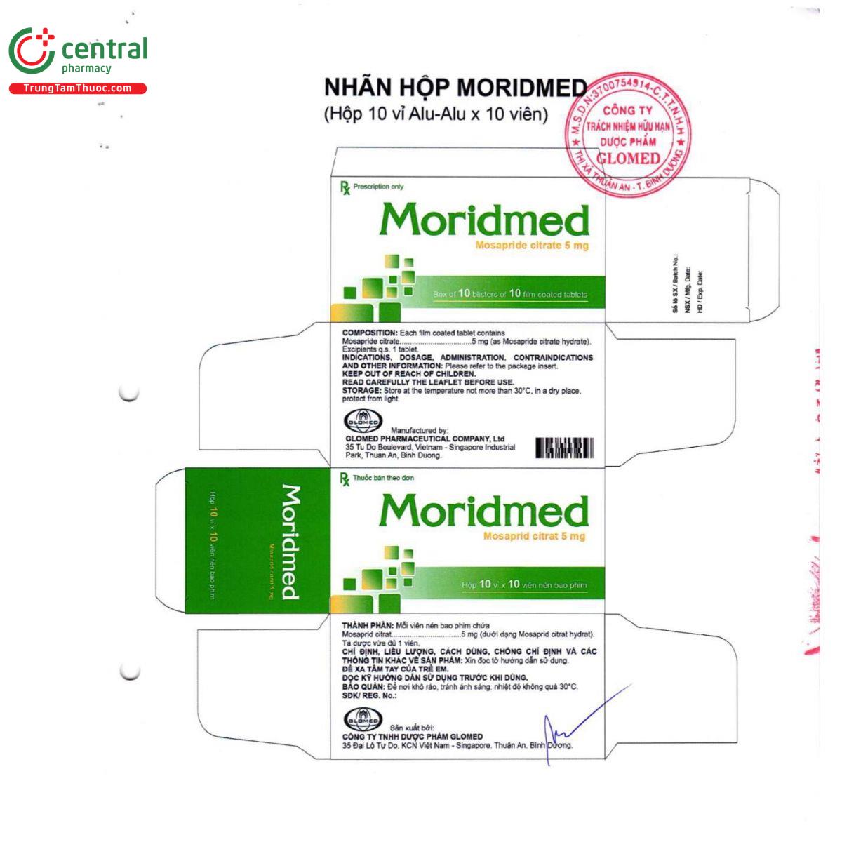 moridmed 5mg 5 N5523 moridmed 5mg 5 N5523