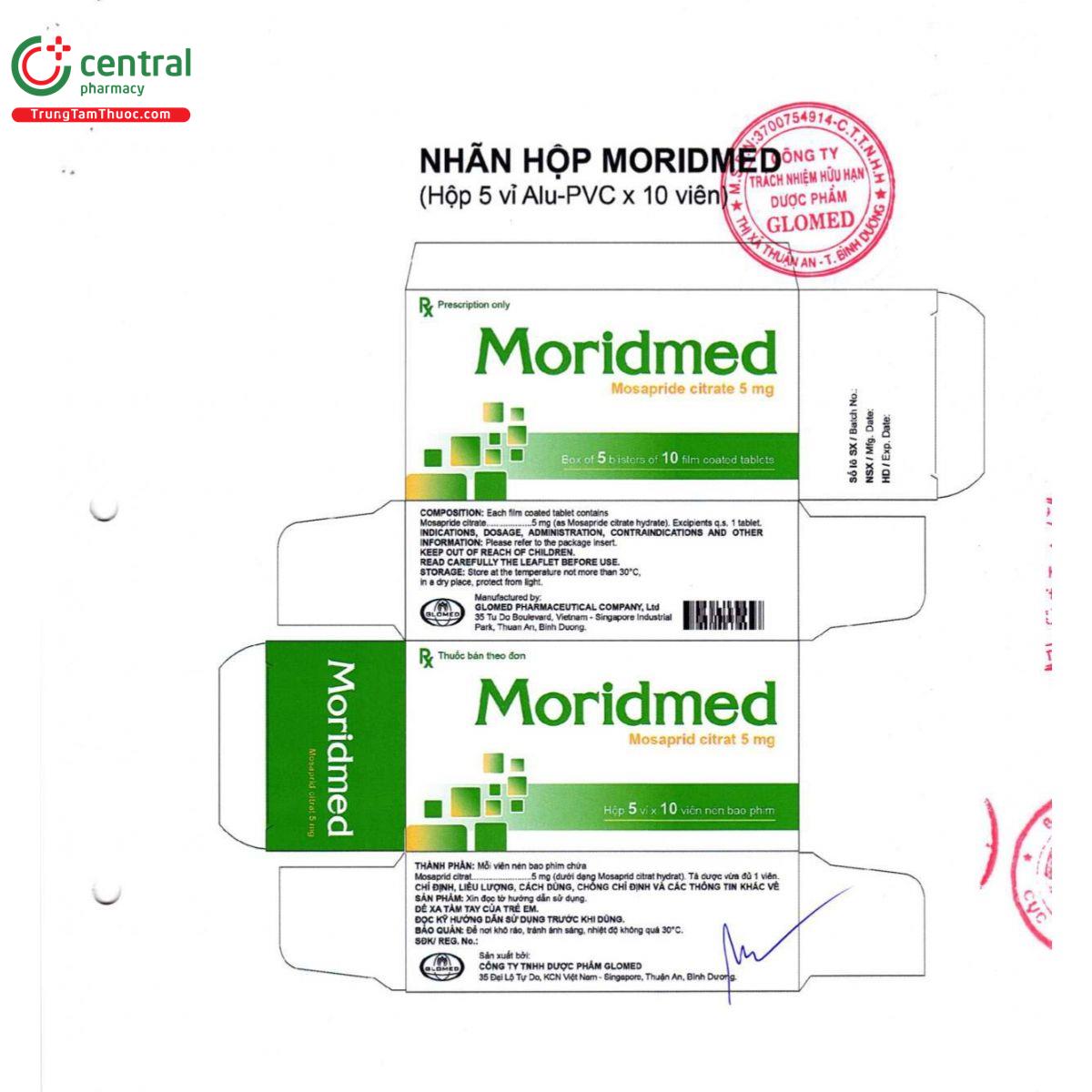 moridmed 5mg 8 D1818 moridmed 5mg 8 D1818