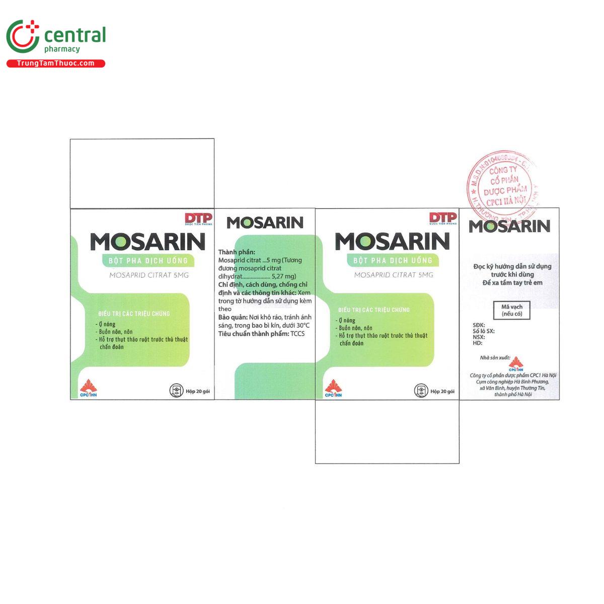 mosarin 5mg 3 S7738