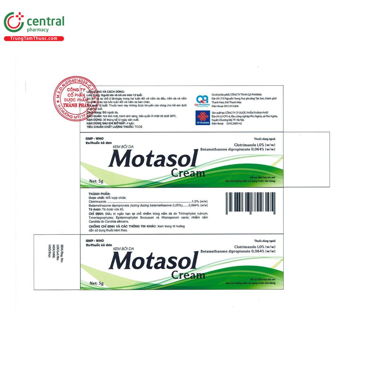 motasol cream 5 A0347