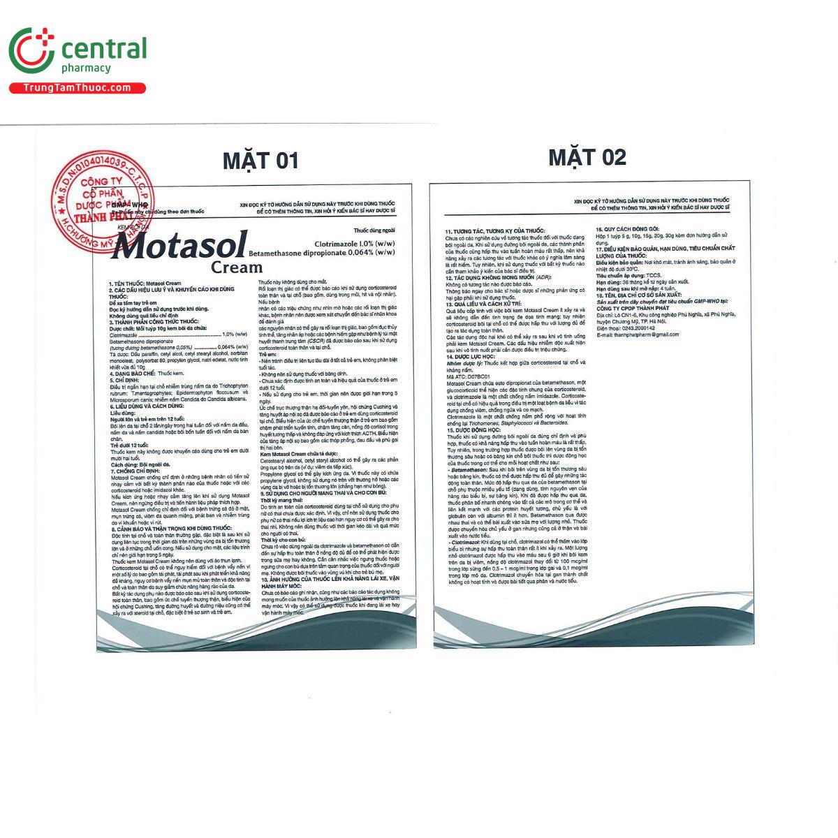 motasol cream 6 H2074