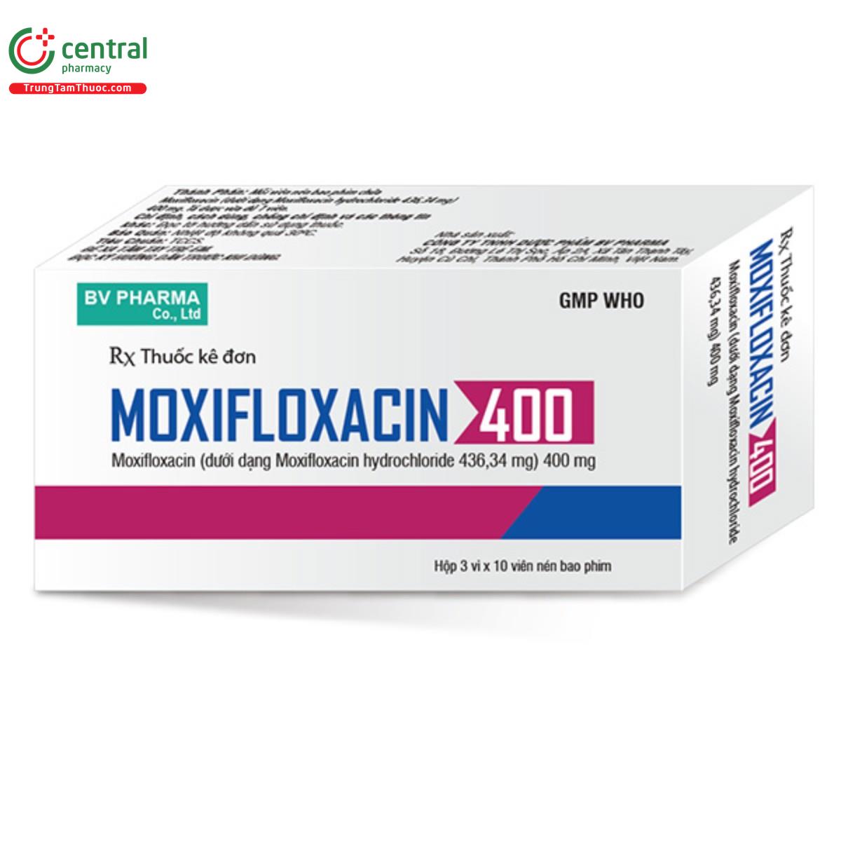 moxifloxacin 400mg bvp 2 Q6702