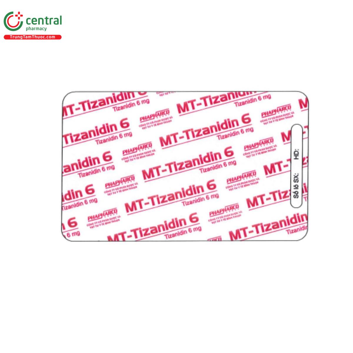 mt tizanidin 6 3 M5033