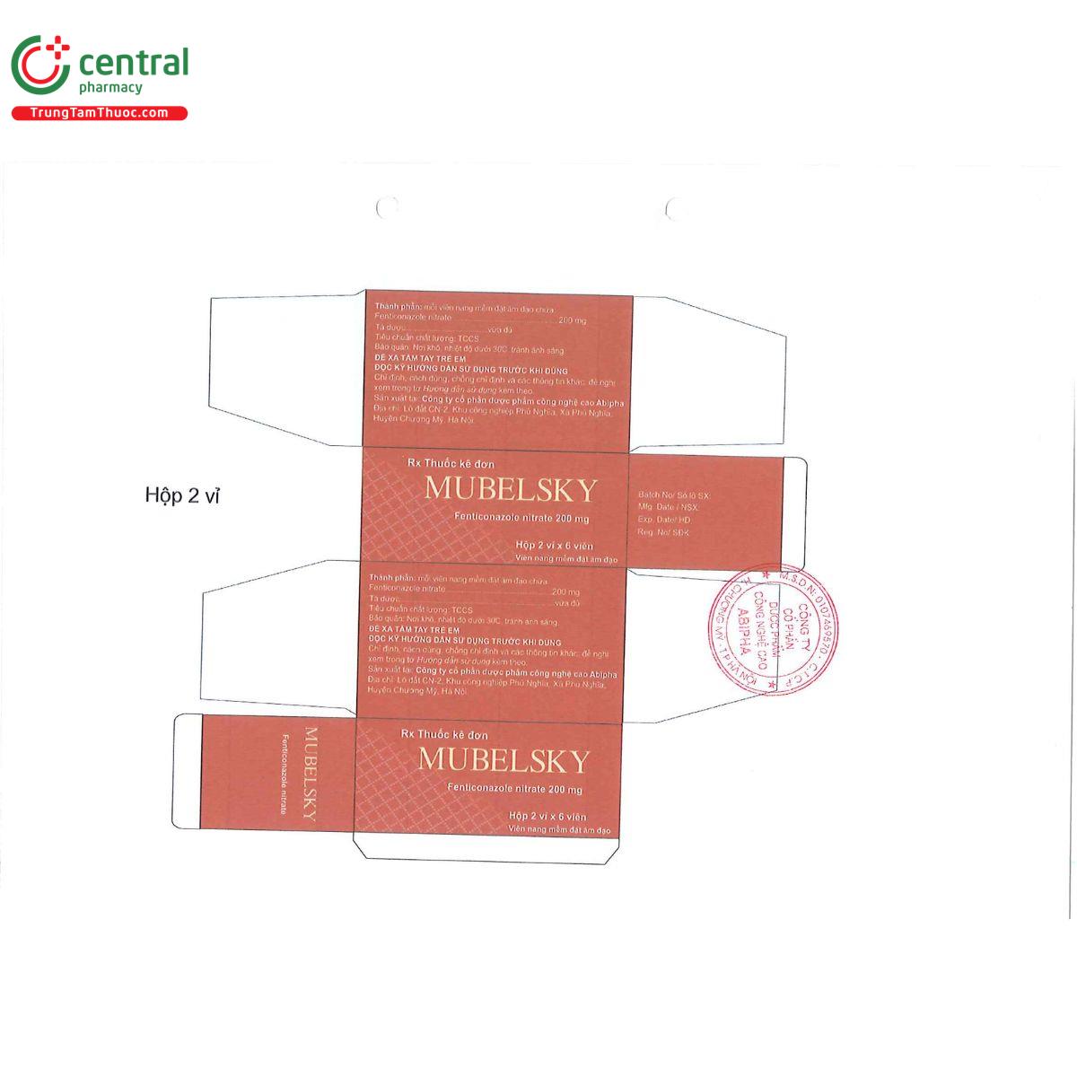 mubelsky 200mg J3287 mubelsky 200mg J3287