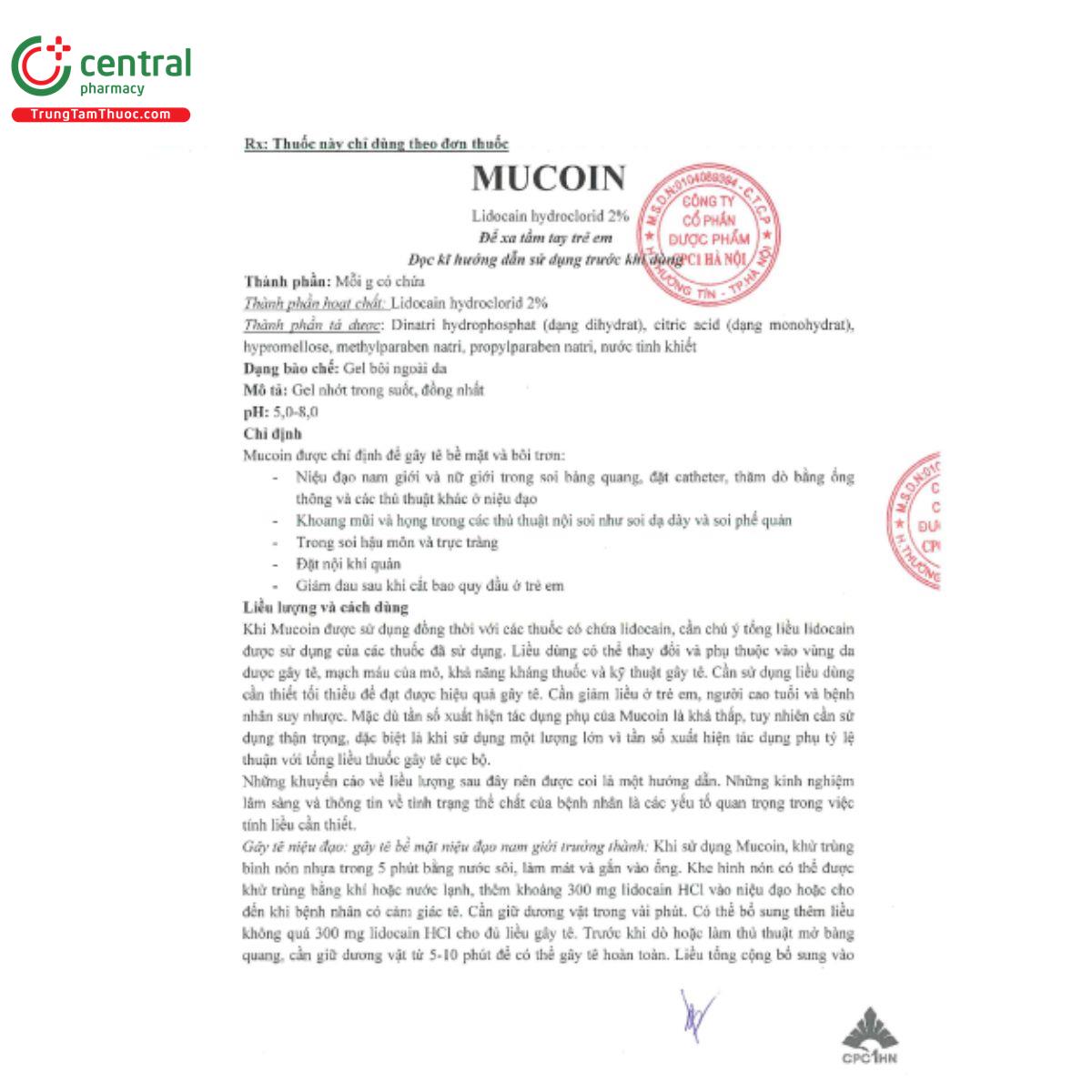 mucoin 3 J3012