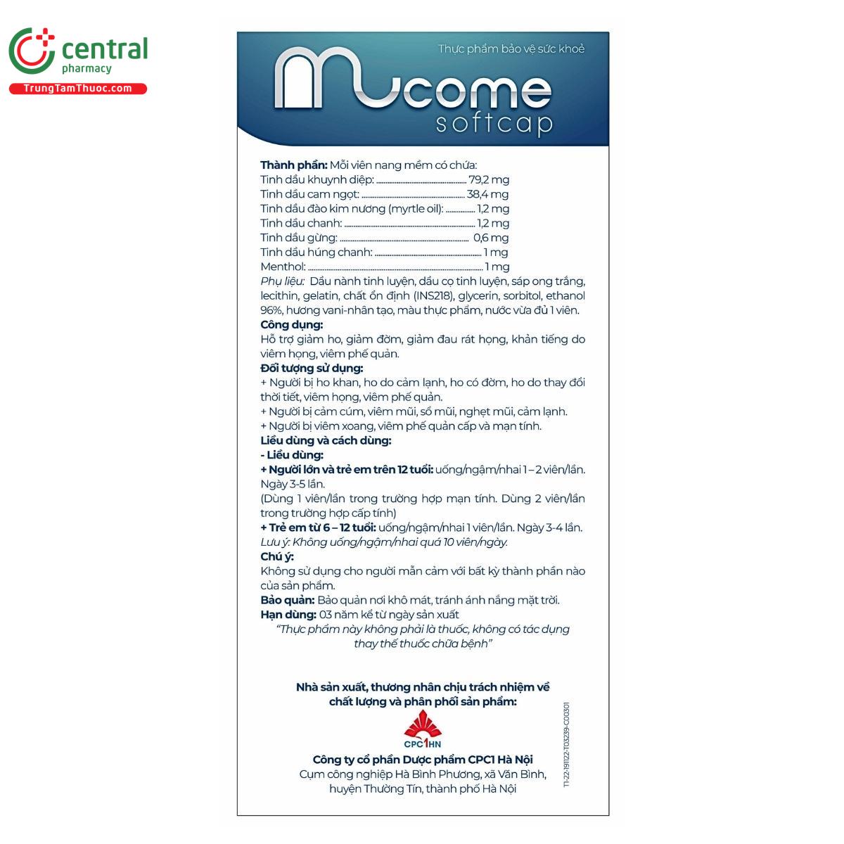 mucome softcap 6 C1845 mucome softcap 6 C1845