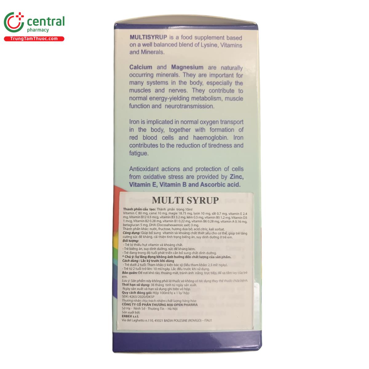 multi syrup erbex 5 P6037 multi syrup erbex 5 P6037