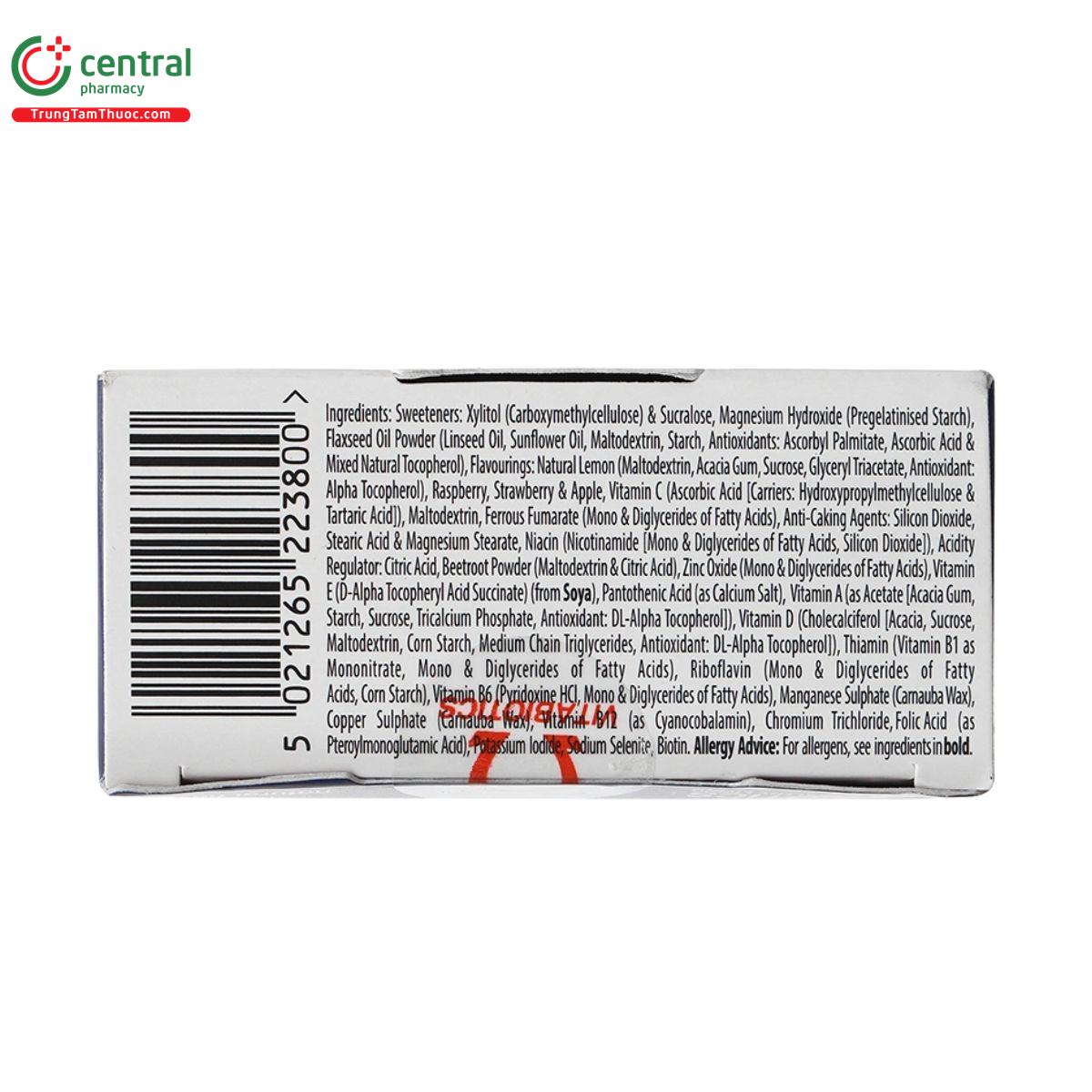 multi vitamin smart chewable 10 U8536