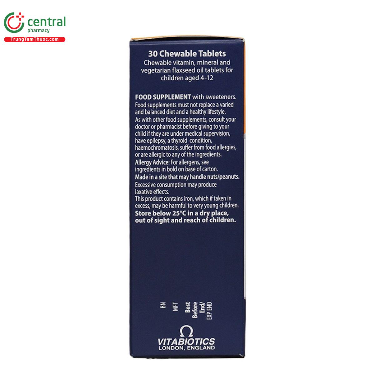 multi vitamin smart chewable 8 V8548