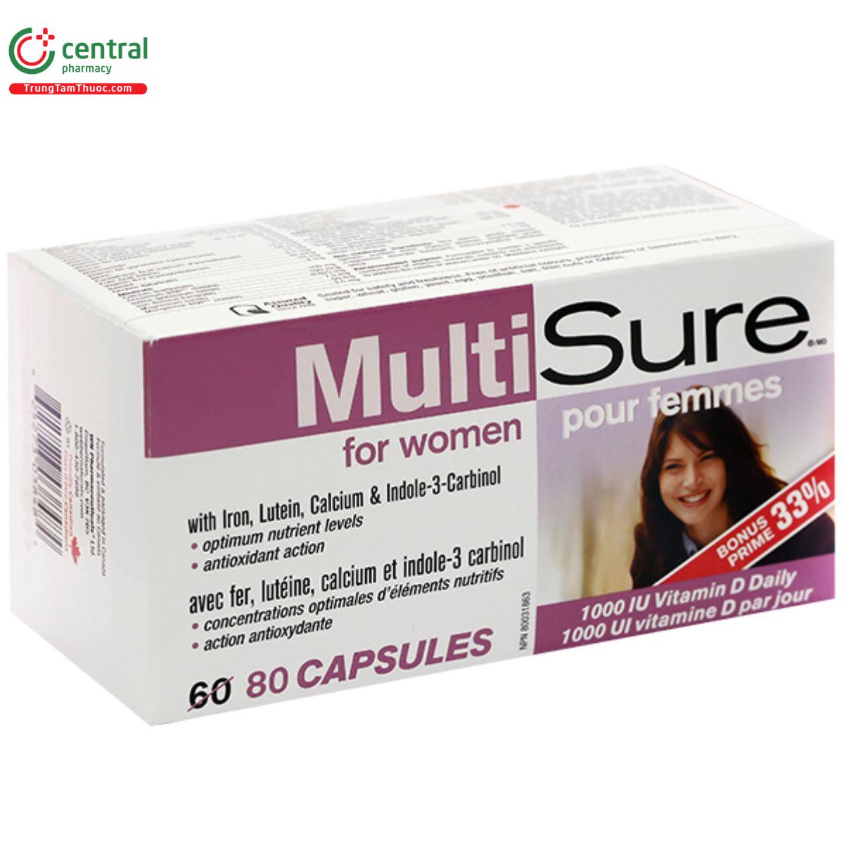 multisure for women 8 F2388