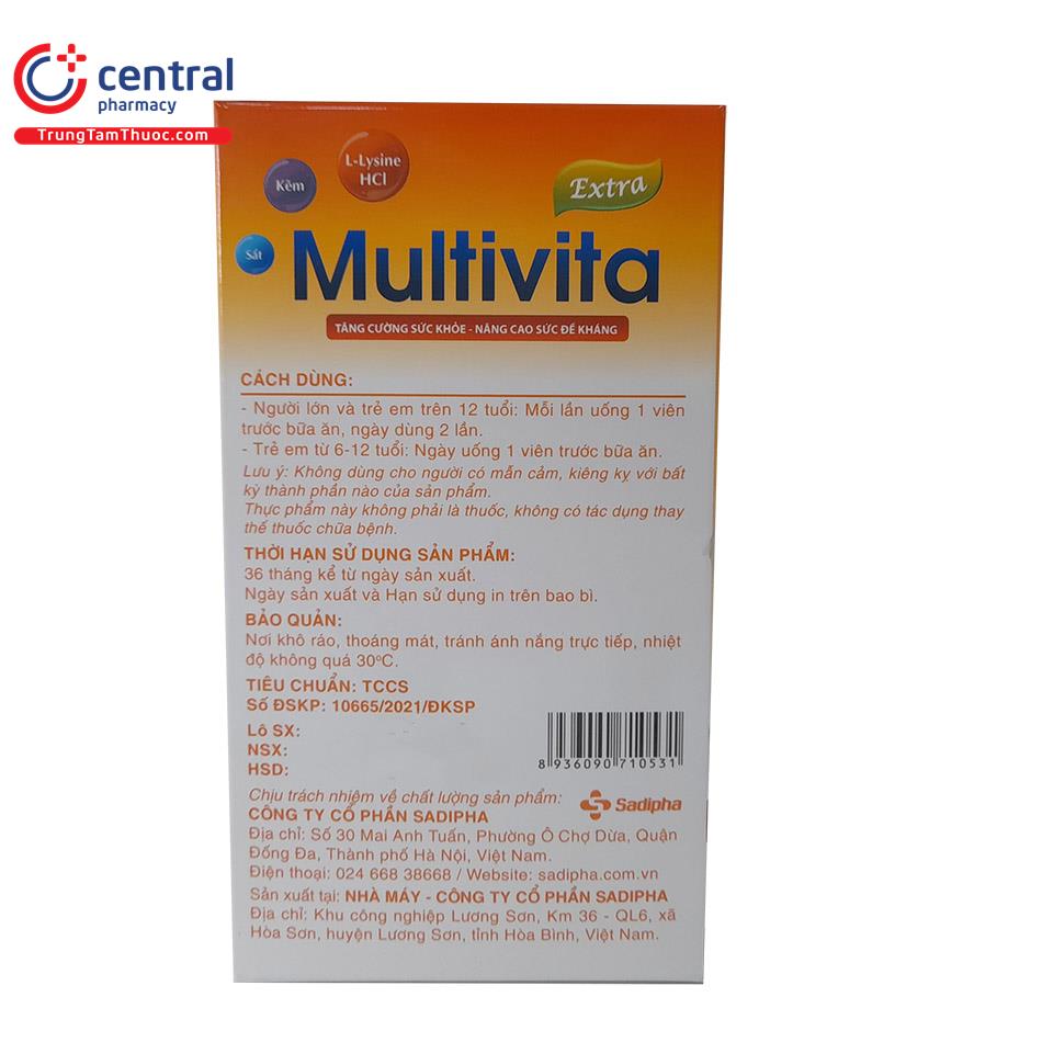 multivita extra 7 K4022