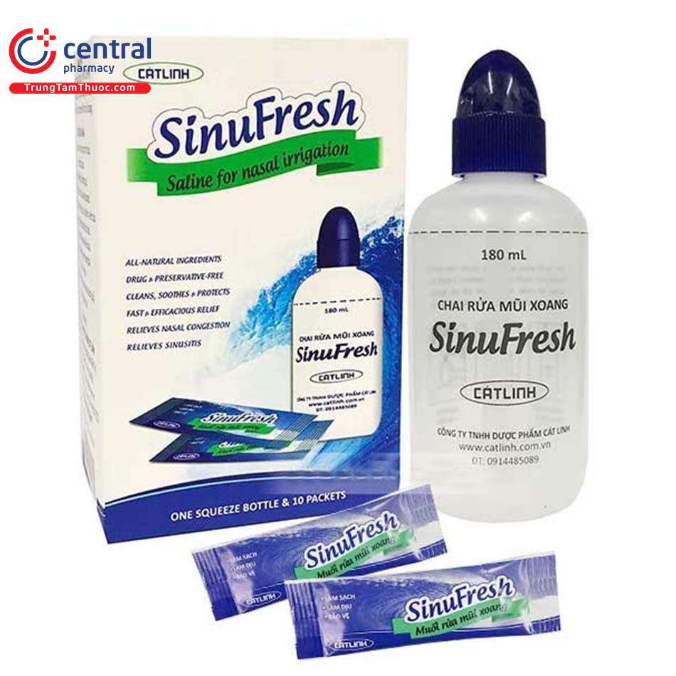 Muối rửa mũi xoang SinuFresh