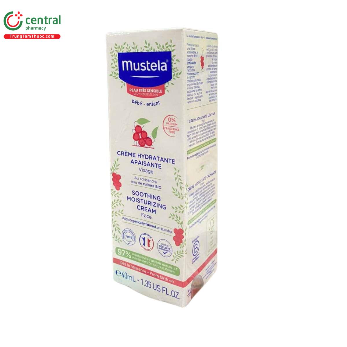 mustela soothing moisturizing face cream 5 R7007