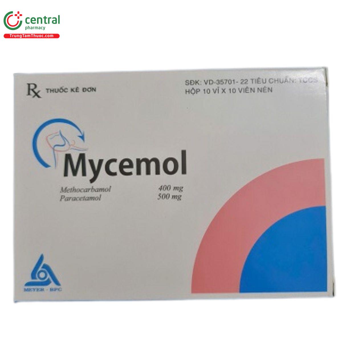 mycemol 500mg 400mg meyer bpc 12 T7678