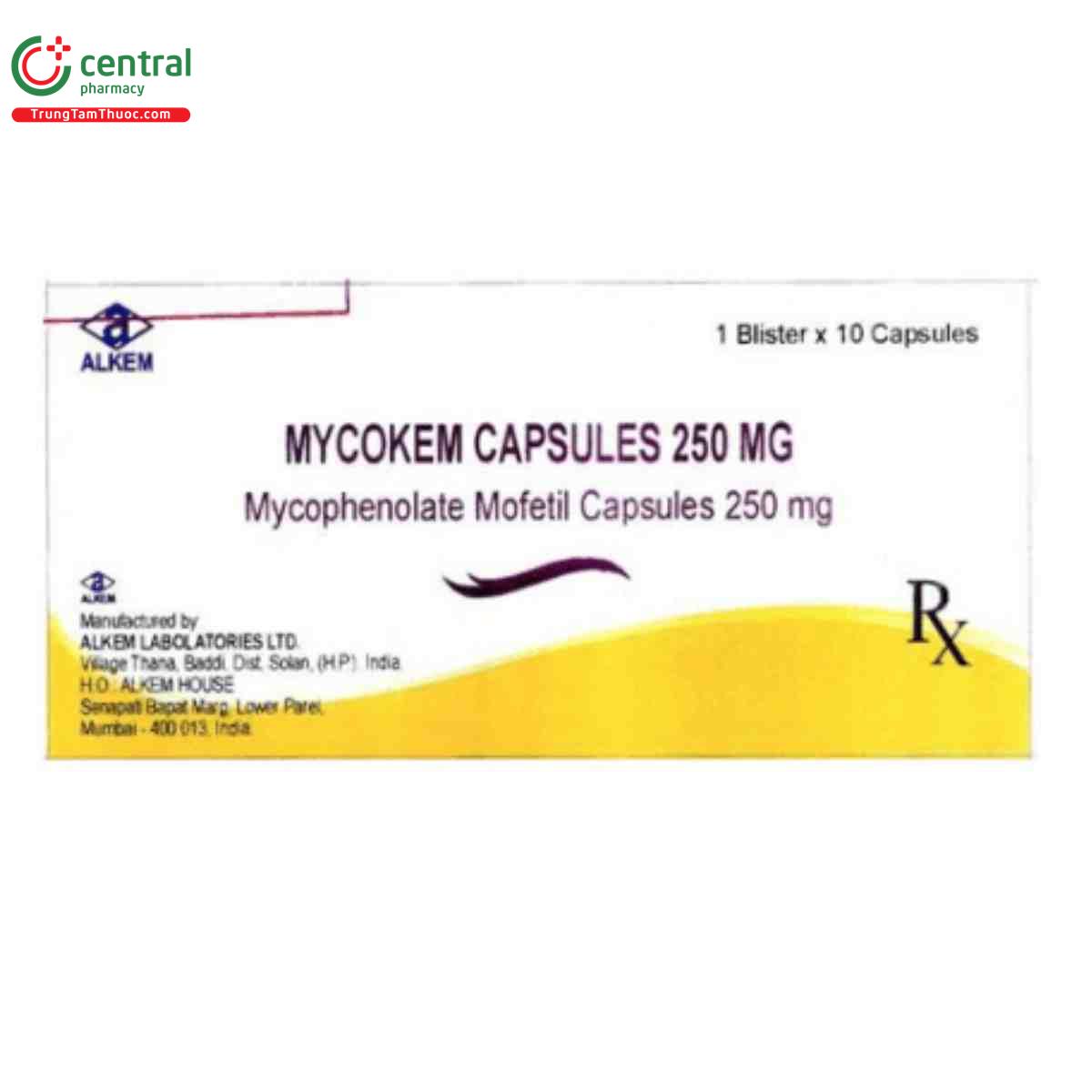 mycokem capsules 250mg 1 J3437