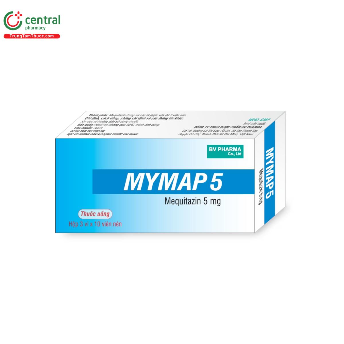 Thuốc Mymap 5 được chỉ định để điều trị triệu chứng viêm mũi dị ứng