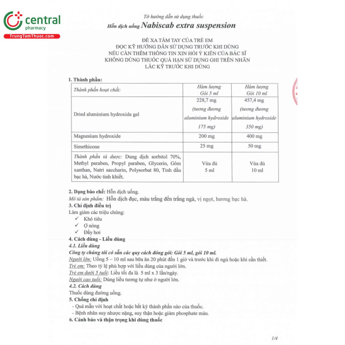 nabiscab extra suspension 4 B0628