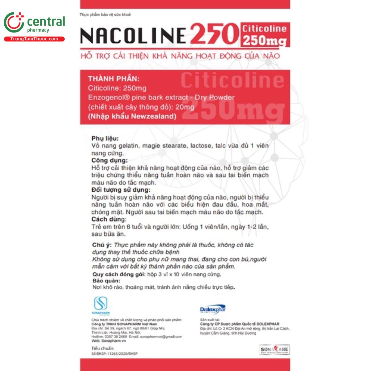 nacoline 250 3 K4386 nacoline 250 3 K4386