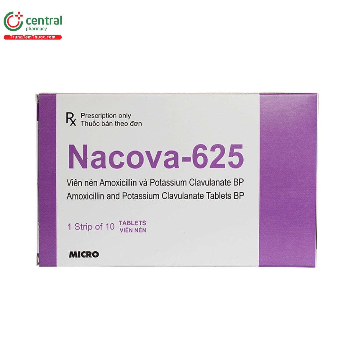 nacova 625mg 2 J3082