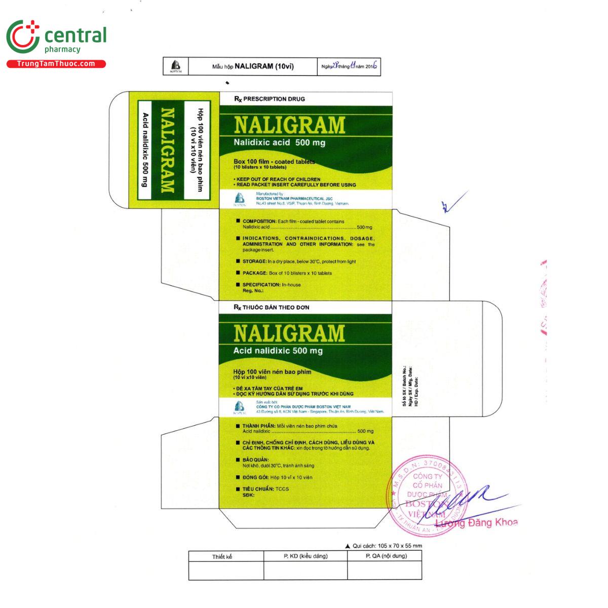 naligram 500mg boston 5 V8541