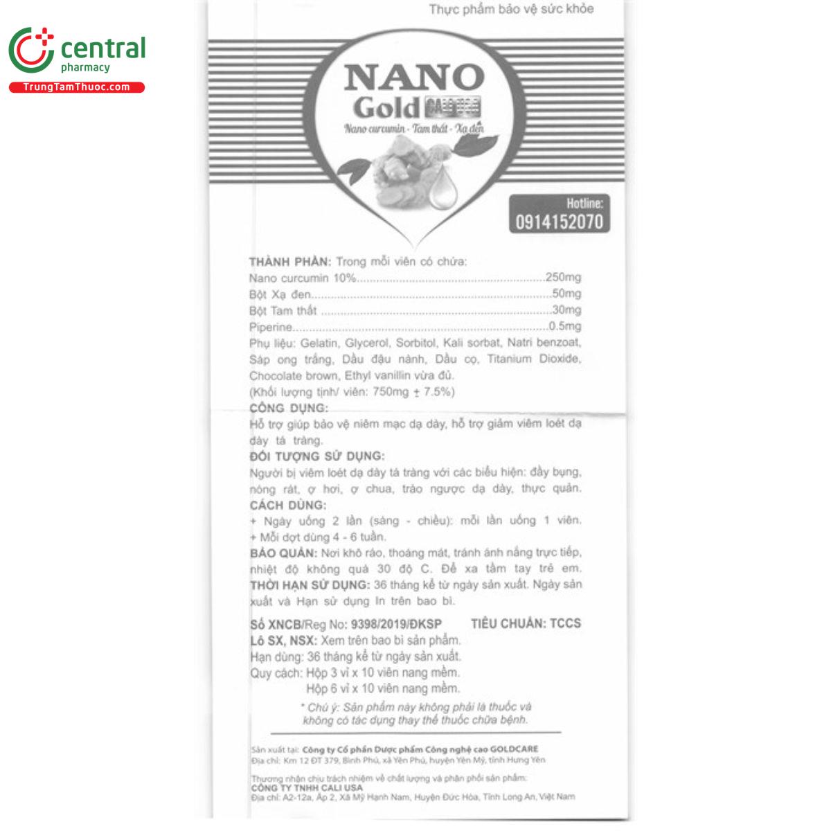 nano gold cali usa new 13 A0515