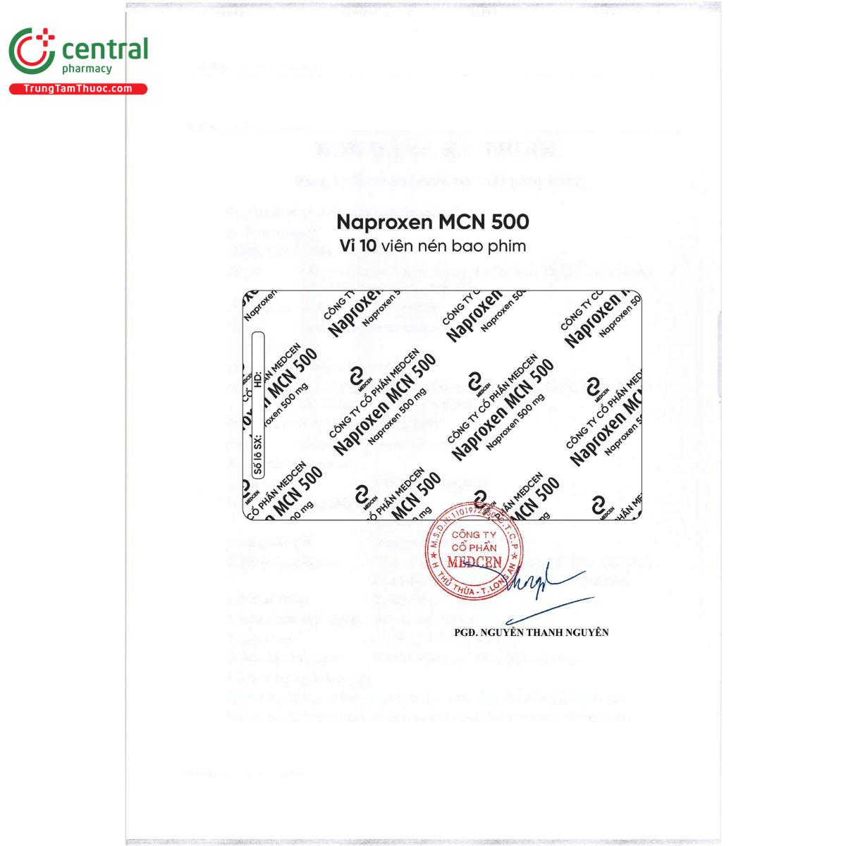 naproxen mcn 500 3 J3057