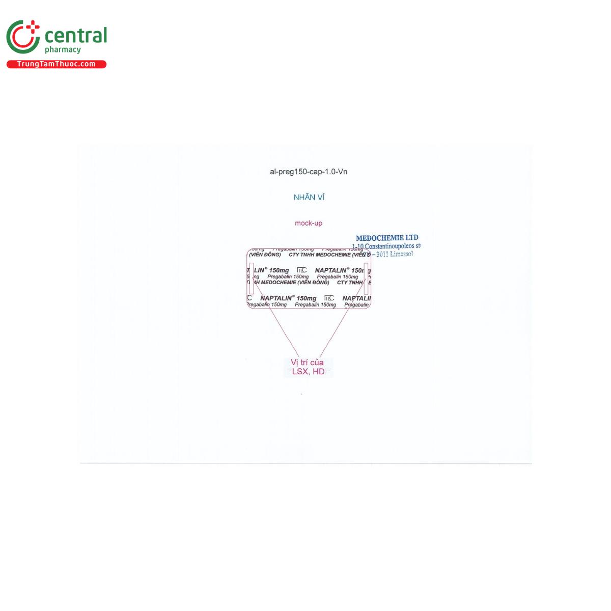 naptalin 150mg 4 F2555