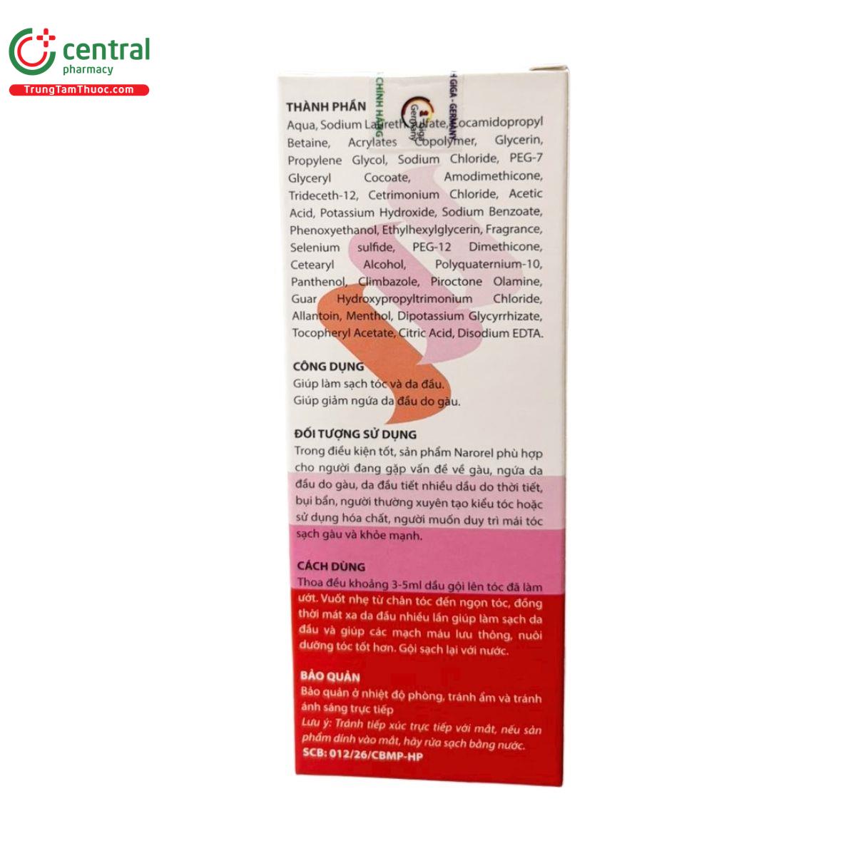 narorel shampoo 3 R6631 narorel shampoo 3 R6631