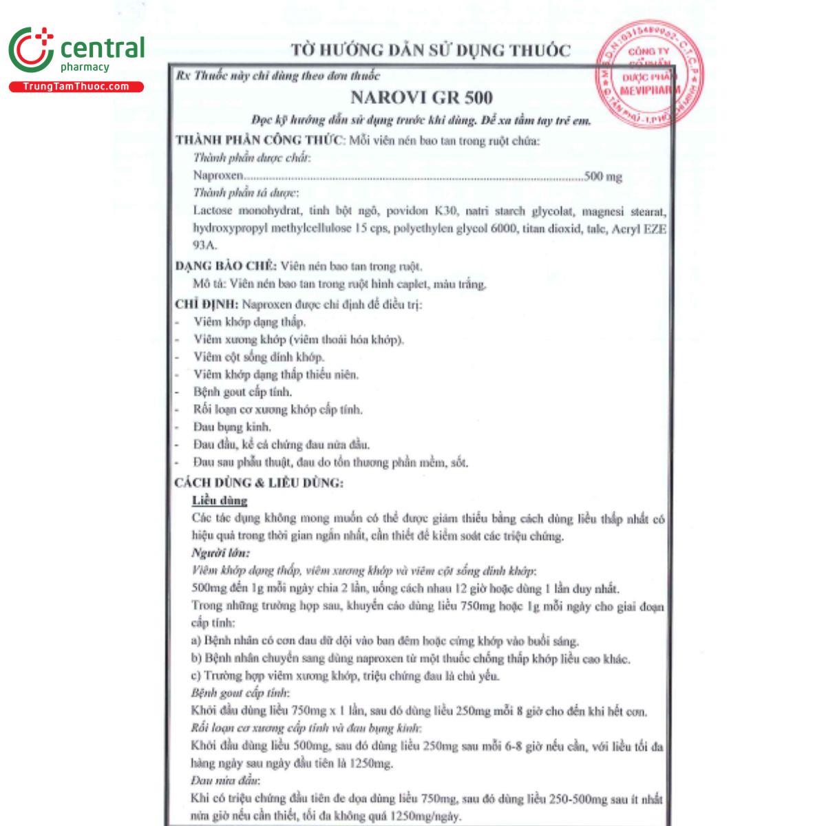 narovi gr 500mg 4 N5402