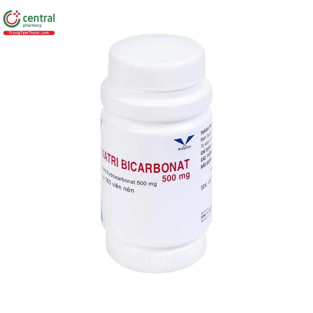 natri bicarbonat 500mg bidiphar 3 G2043