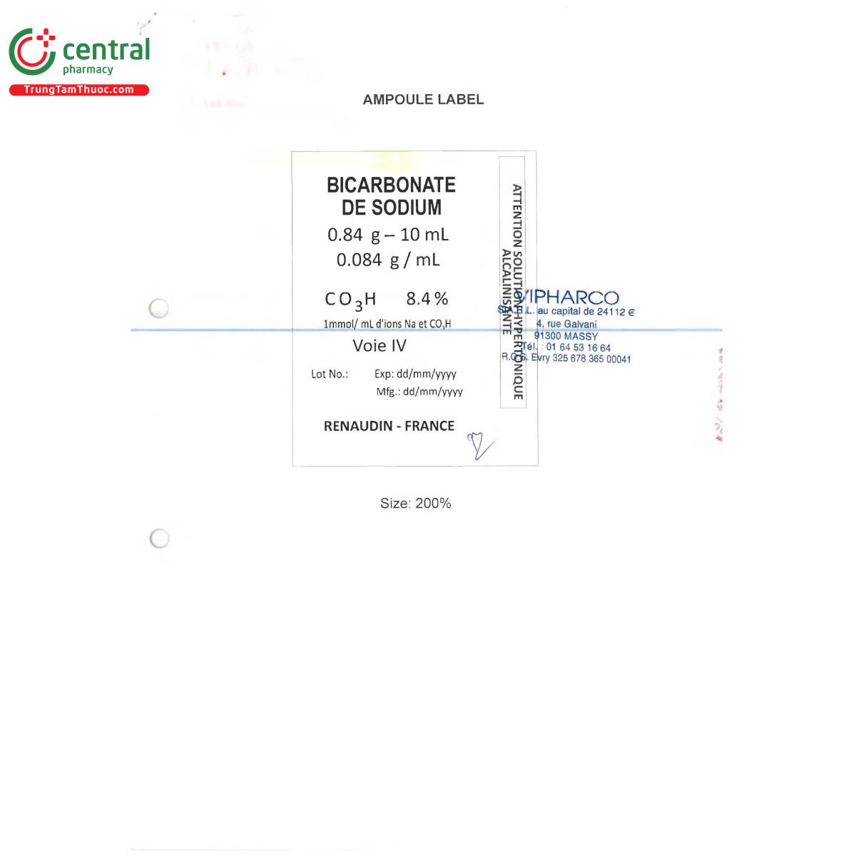 natri bicarbonate renaudin 84 5 R7775