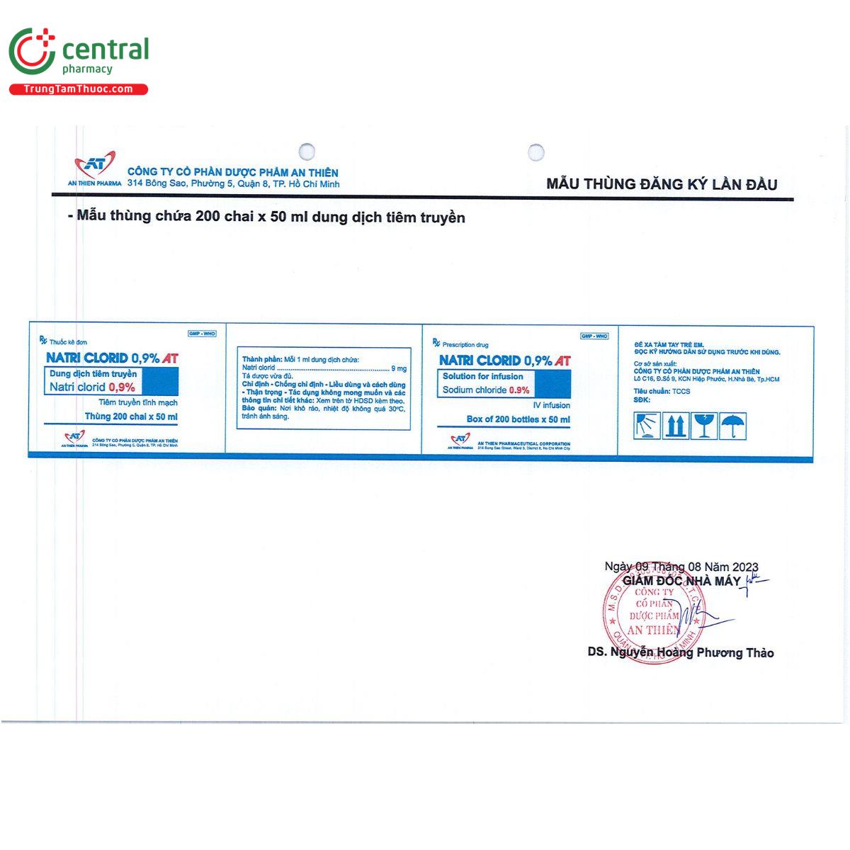 natri clorid 0 9 a t 2 M4617 natri clorid 0 9 a t 2 M4617