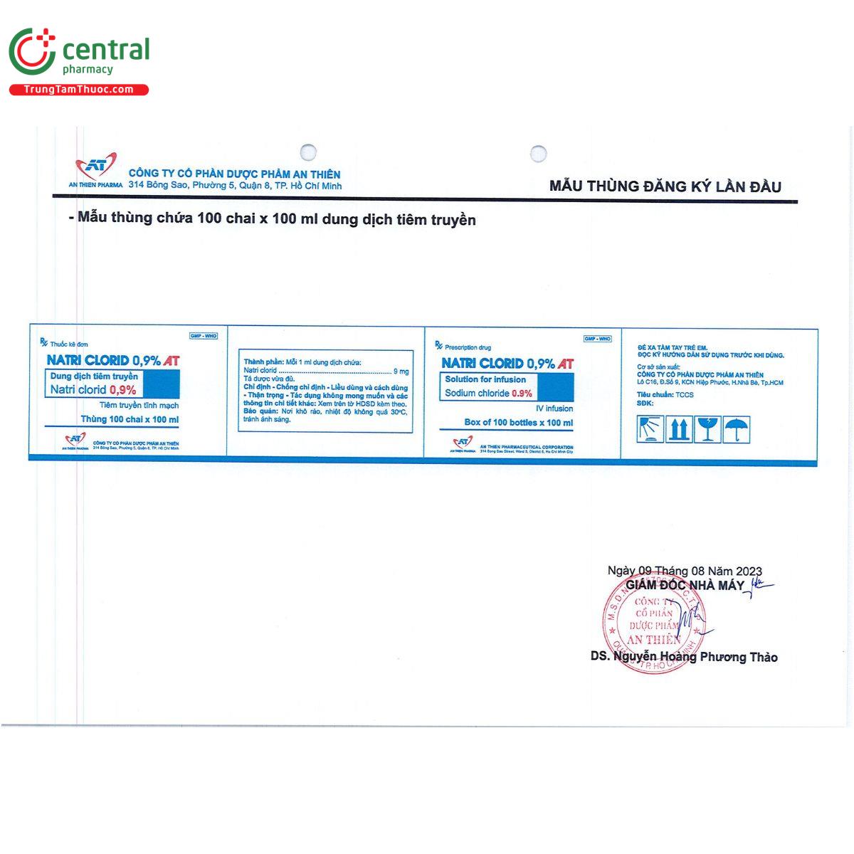 natri clorid 0 9 a t 1 F2580 natri clorid 0 9 a t 1 F2580