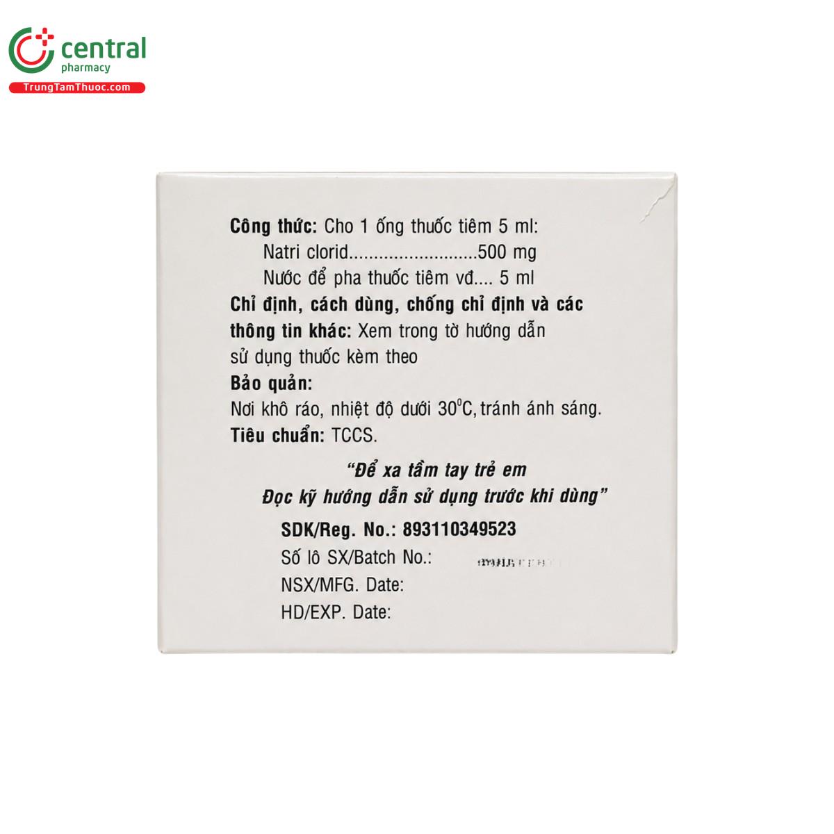 natri clorid 10 vinphaco 5 O5183