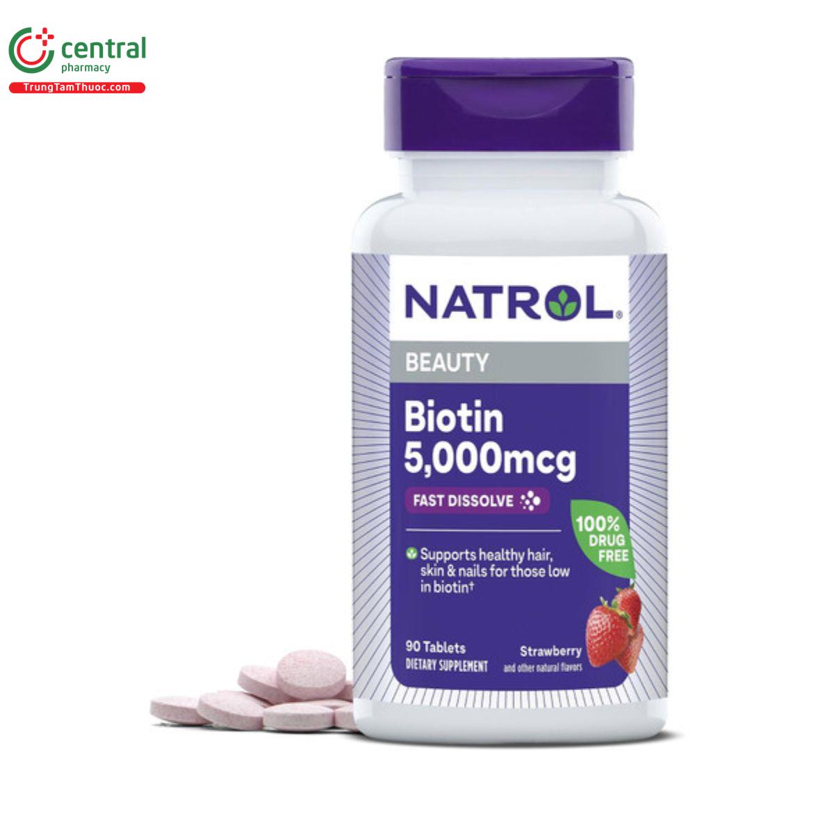 natrol biotin beauty 5000mcg extra strength 3 E2455