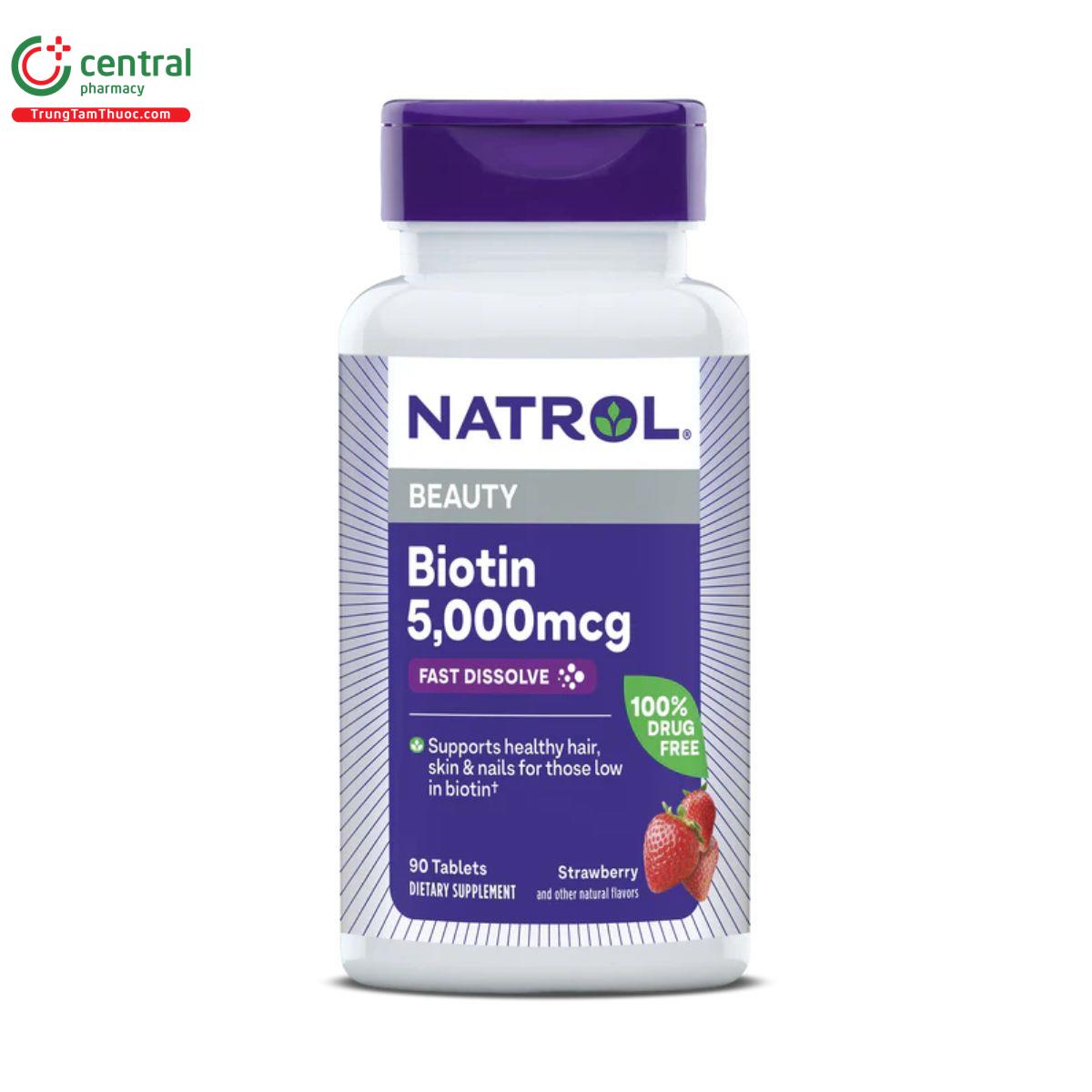 natrol biotin beauty 5000mcg extra strength 4 G2048