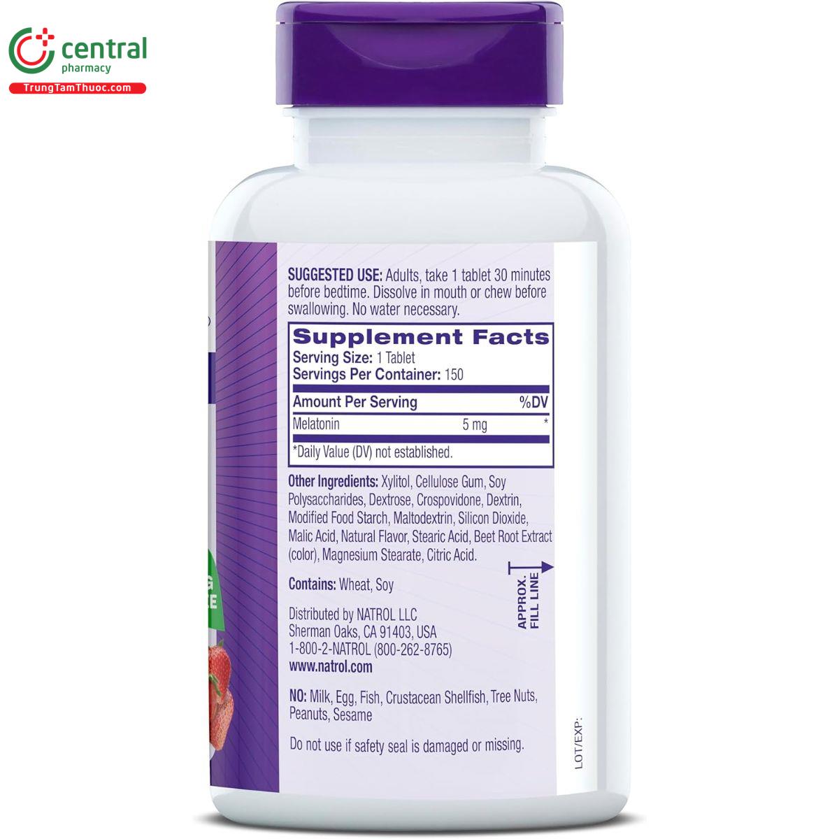 natrol melatonin 5mg 1 G2204