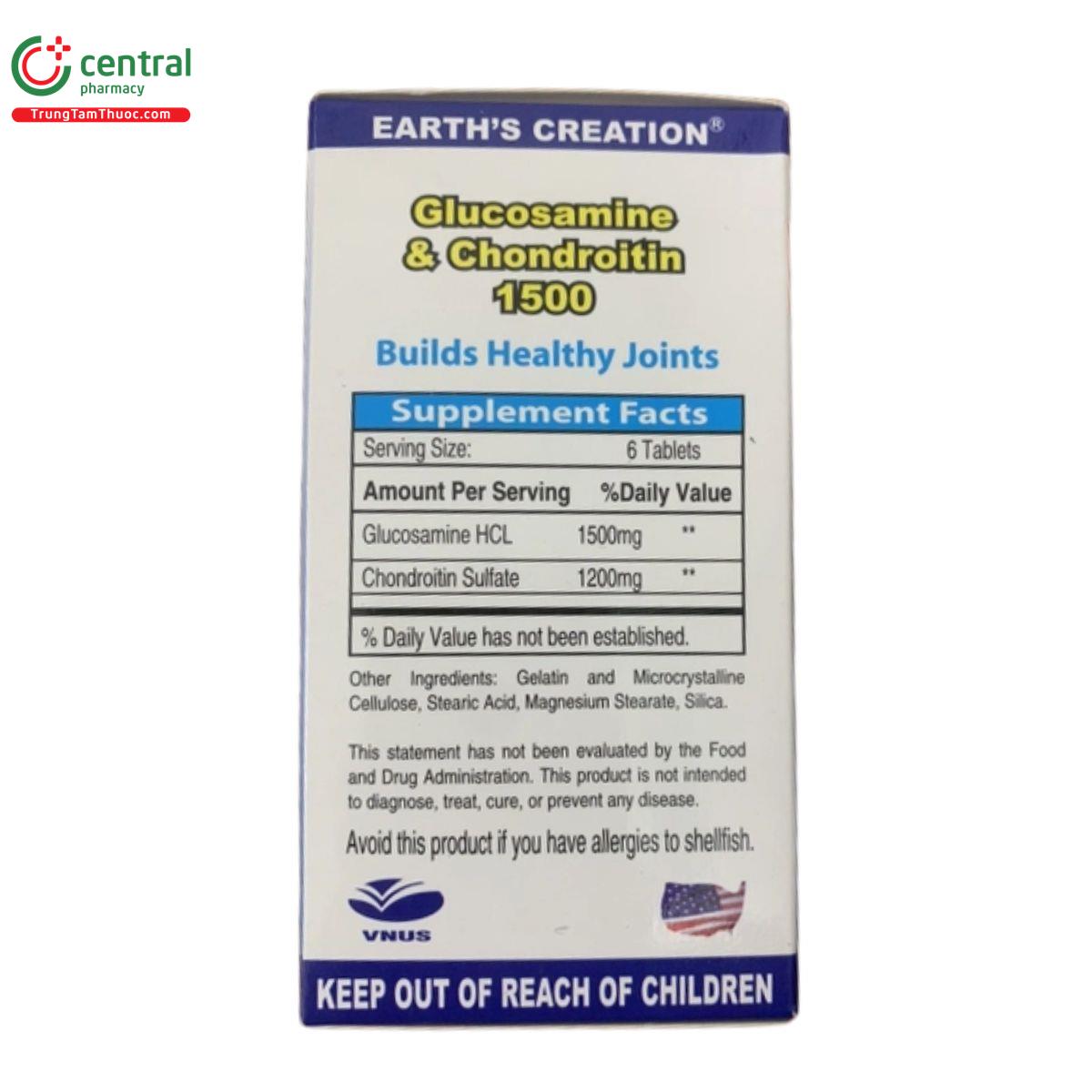 natural glucosamine chondroitin 1500 5 T8274