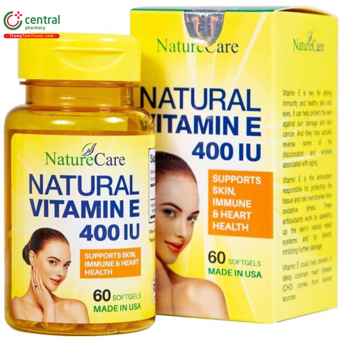 Natural Vitamin E 400 Có Tác Dụng Gì? Khám Phá Lợi Ích và Cách Sử Dụng Hiệu Quả