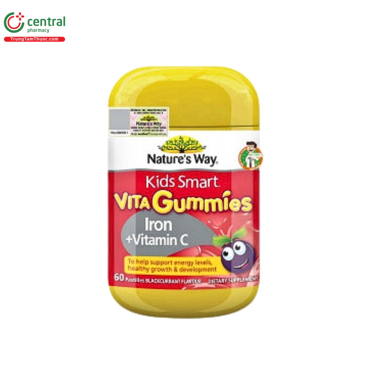 Nature's Way Kids Smart Vita Gummies Iron + Vitamin C