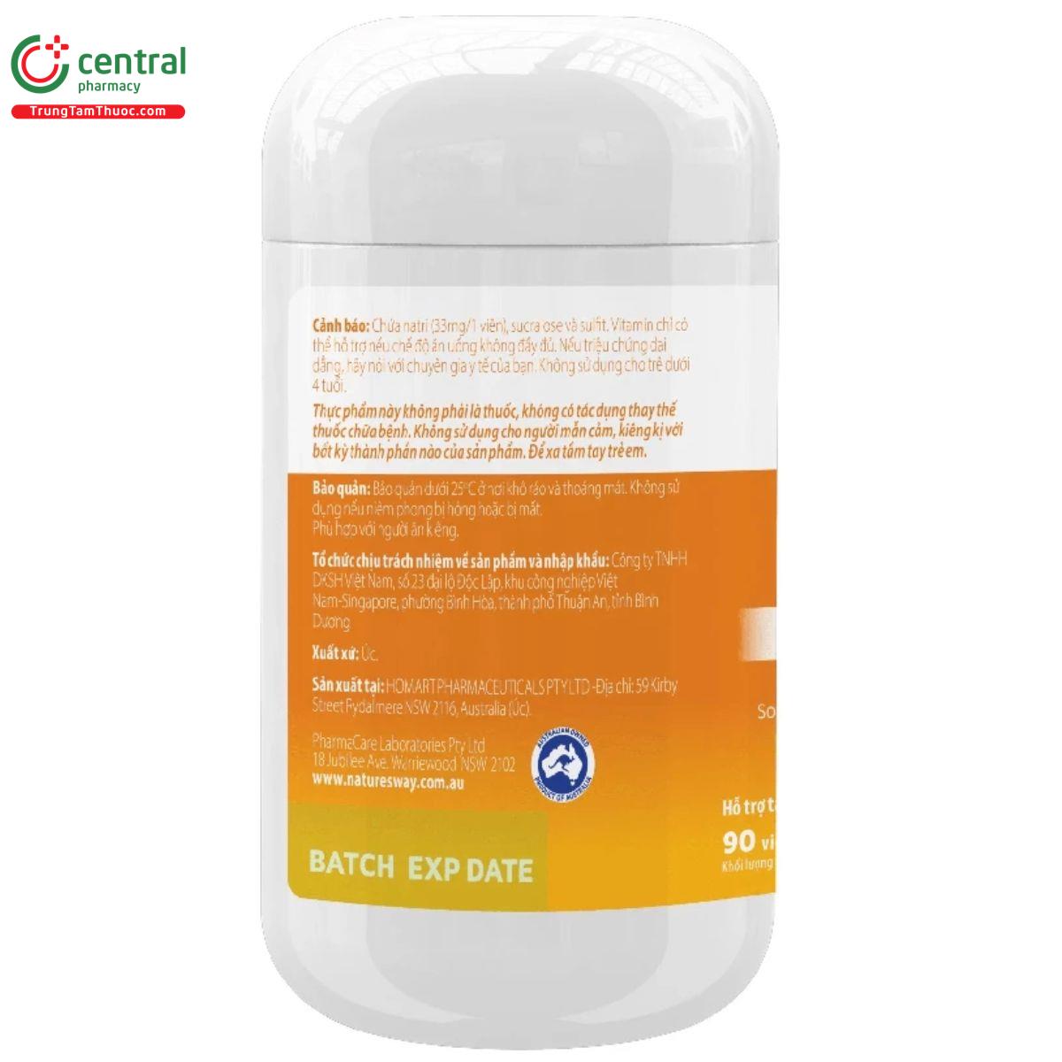 nature way vitamin c 500mg sugarless 5 D1560