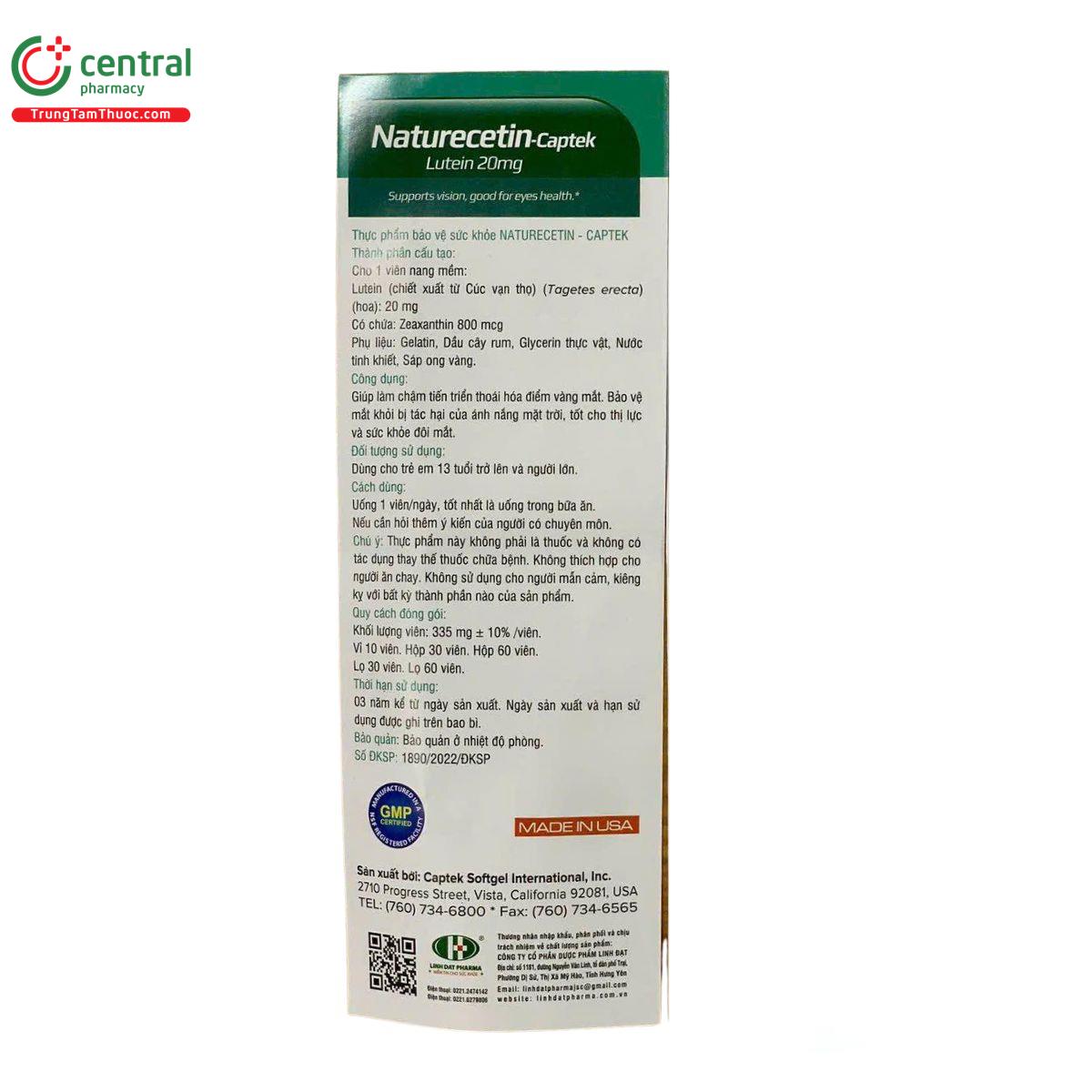 naturecetin captek 4 L4188