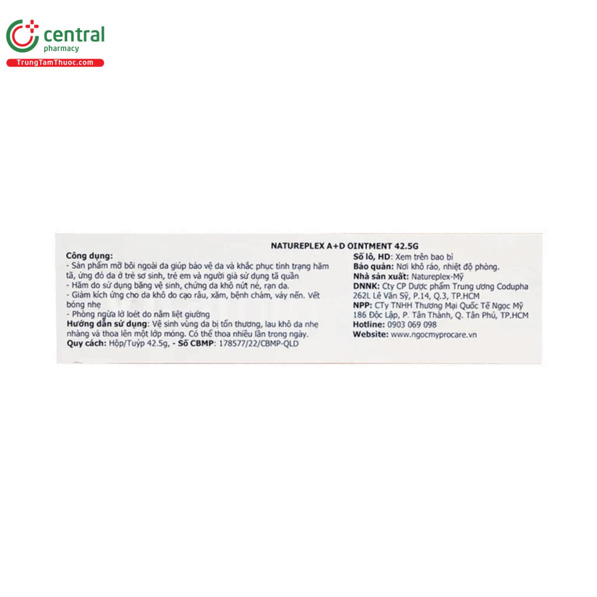 natureplex a d ointment 9 U8231 natureplex a d ointment 9 U8231