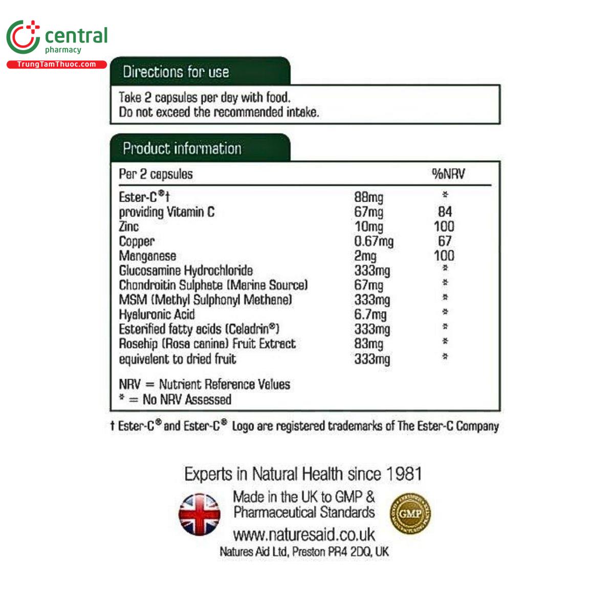 natures aid joint support plus 3 M5378 natures aid joint support plus 3 M5378
