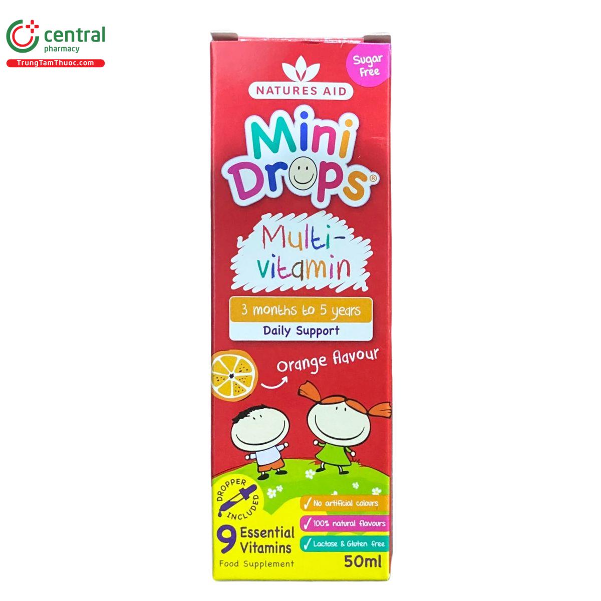 natures aid mini drops multivitamin 3 C0717
